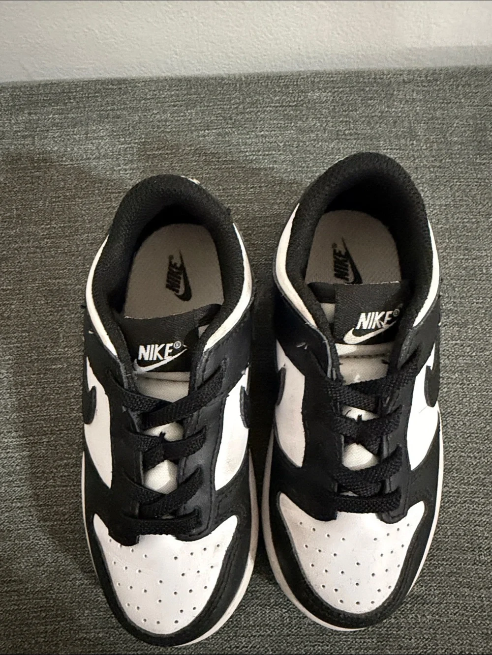 Nike Kids Black and White dunk Sneakers